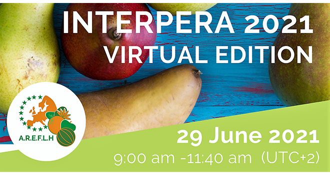Le congrès international de la poire Interpera revient cette année sous forme de webinaire le 29 juin de 9h00 à 11h40. Interpera