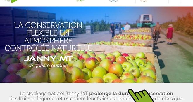 Janny MT, le fabricant et distributeur de modules de conservation en atmosphère contrôlée vient de mettre à jour son site Internet. Photo : DR 