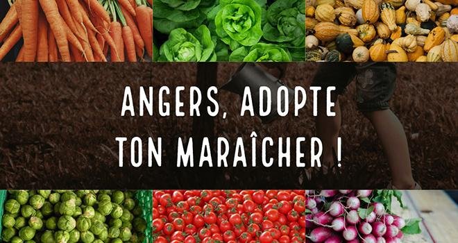 Pour contrer la fermeture provisoire des marchés de plein air à Angers, l’opération « Angers, adopte ton maraîcher » a été lancée par la ville. Photo : Facebook