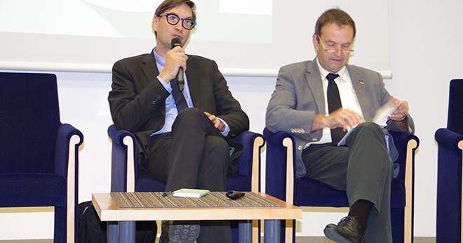 Suite au décès de Claude Cochonneau (à droite), c'est Sébastien Windsor (à gauche) qui assurera l'interim à la tête de l'APCA. Photo : M.-D.Guihard/Pixel6TM