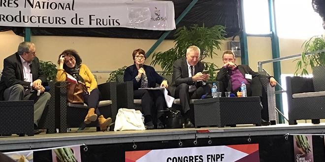 Comme en 2018, Christiane Lambert, président de la FNSEA, devrait assister au congrès de la FNPF 2020. Photo : B.Bosi/Media&Agriculture