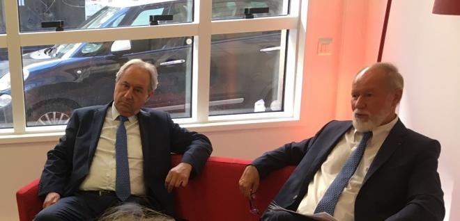 Laurent Grandin, vice-président, et Bruno Dupont, président d'Interfel, déplorent l'absence de dialogue constructif avec le ministère de l'Agriculture. Photo : Interfel