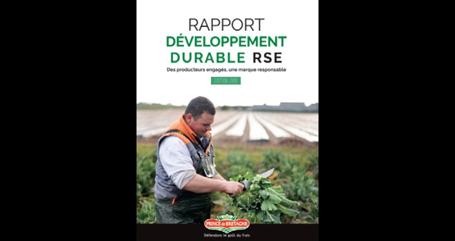 Le Rapport développement durable RSE Prince de Bretagne recense l’ensemble des engagements pris au quotidien par les producteurs de fruits et légumes. Photo : Prince de Bretagne