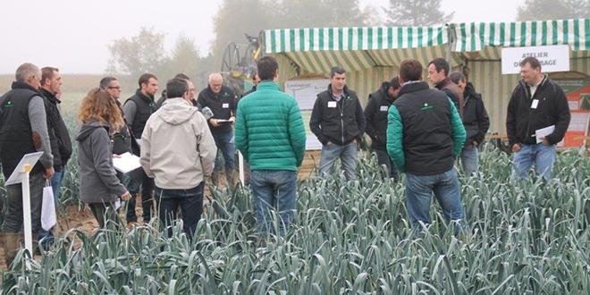 Le 25 octobre dernier, plus de 230 professionnels de la filière poireaux française se sont réunis à Soings-en-Sologne pour la Journée nationale poireaux. Photo : Graines Voltz