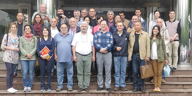 Une délégation de producteurs et transformateurs de châtaignes français, espagnols et portugais vient d'achever une mission professionnelle en Chine. Photo : Areflh