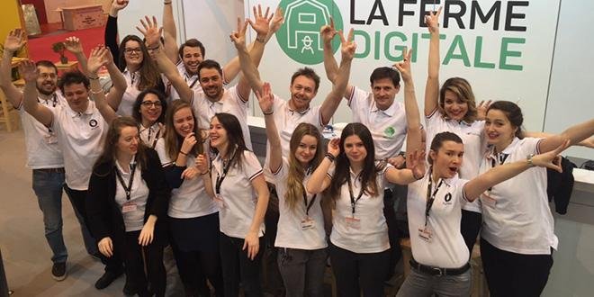 L’association La Ferme digitale regroupe 5 start-ups du monde agricole valorisant les outils du numérique. Photo : Twitter La Ferme Digitale
