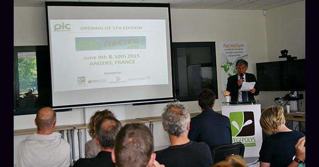 Jacques Antoine Cesbron, président de Végépolys, a introduit la 5e édition du Plant InterCluster Meeting à Angers, les 9-10 juin 2015. Photo: Végépolys