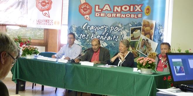 La station d’expérimentation nucicole de Rhône-Alpes, la Senura, a organisé le 28 mai dernier son assemblée générale. Photo: Senura