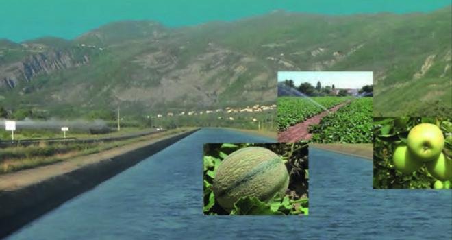 30 ans de données des stations météorologiques sont compilés dans le Référentiel des besoins en eau d’irrigation des productions agricoles de la région Paca. Photo: CRA Paca