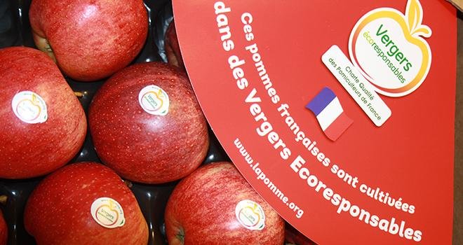 Avec une première campagne télé programmée mi-novembre, l’Association nationale pommes poires (ANPP) espère bien renforcer la notoriété du label Vergers écoresponsables lancé il y a 4 ans. Photo : ANPP