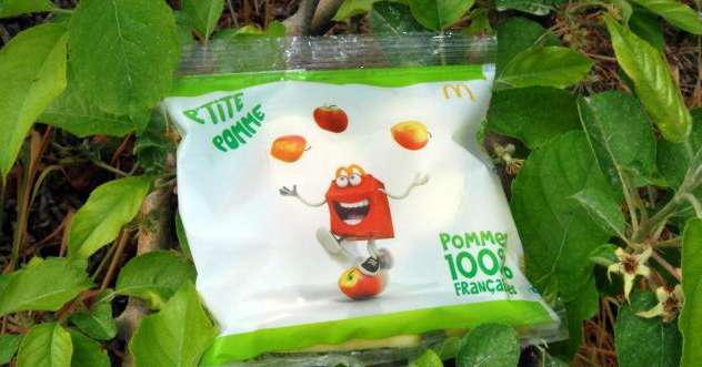 En 2013, 1 350 tonnes de pommes ont été écoulées via les sachets « P’tite Pomme » et McDonald’s France espère atteindre rapidement les 2 000 tonnes.