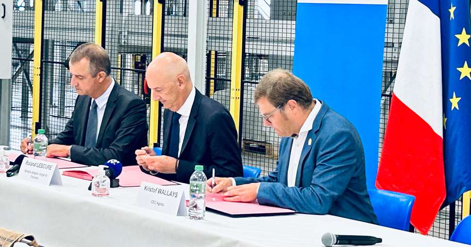 Signature du protocole d'accord entre Tereos et Agristo, le 28 août. © Tereos