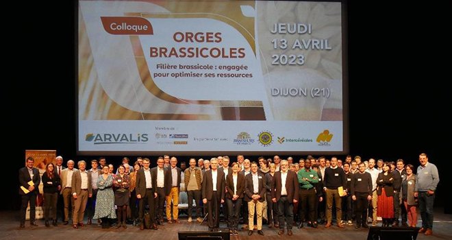 Plus de 200 acteurs de la filière brassicole se sont retrouvés le 13 avril pour réfléchir à des solutions pour une gestion des ressources raisonnée et optimisée. Photo : Arvalis