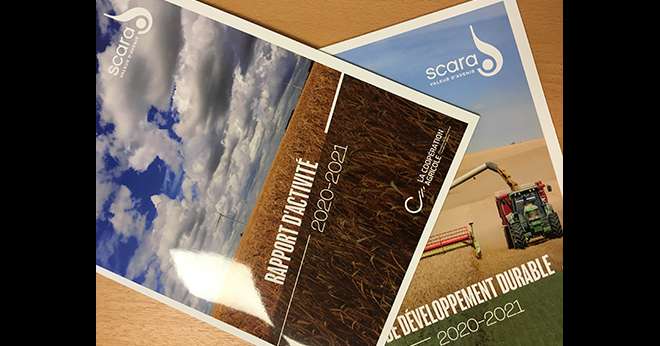 Rapport d'activité et de développement durable 2020-2021 de la Scara. Photo : DR