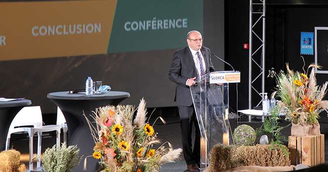 Le président de Lorca, Christian Sondag, a annoncé la création de la société Viridis, qui regroupera Prodivert et Lorraine Espaces Verts dont l’activité sera orientée vers les professionnels des espaces verts et les collectivités. Photo : La Moselle Agricole