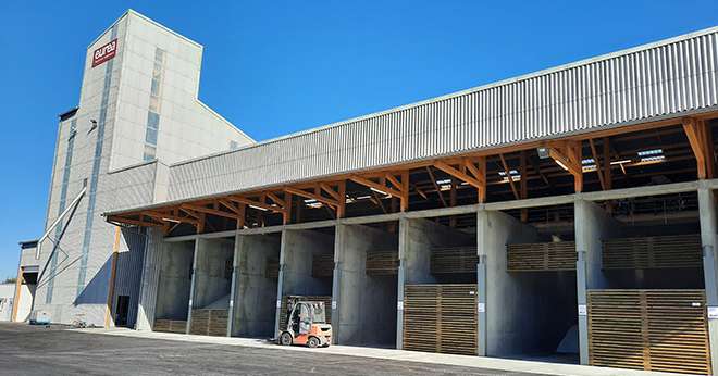 D'une capacité de production de 52 big-bags/h, le nouveau bâtiment pour le bulk représente une avancée en matière de traçabilité, de conditions de travail et de sécurité.