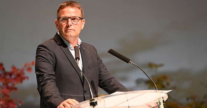 « Demain, Euralis aura une chaise bien ancrée sur son territoire avec toujours ses productions agricoles, semences et alimentaire et une production d’énergie décarbonée "made in d’ici" », détaille Christophe Congues. Photo : Laurent Pascal