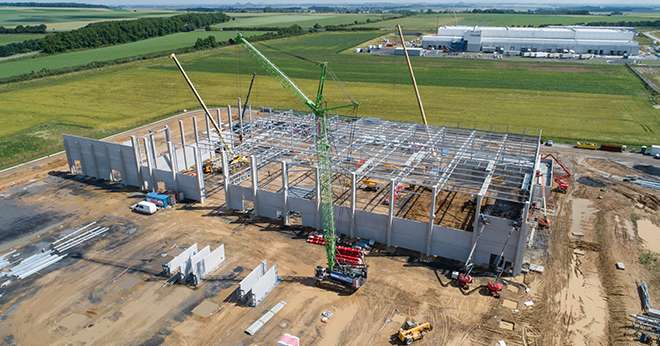 Avec sa nouvelle plateforme d’Arras, Cérélia va pouvoir augmenter ses volumes de stockage et réinternaliser la majorité de sa logistique. Photo : DR