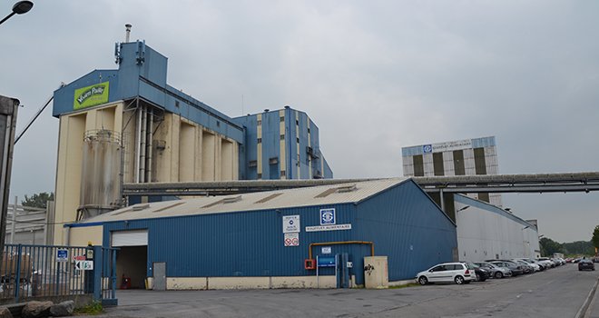 174 000 tonnes de matières premières arrivent annuellement sur le site de Valenciennes de Soufflet Alimentaire. Photo : S.Bot/Média et Agriculture