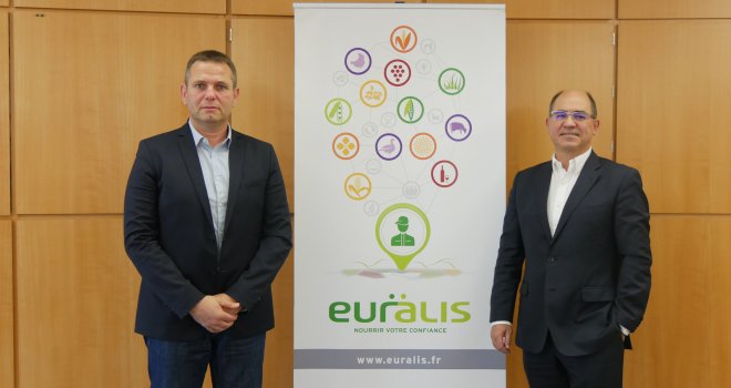 Christophe Congues et Philippe Saux ont détaillé les activités des différents pôles d’Euralis sur l’exercice 2019-2020. Photo : DR