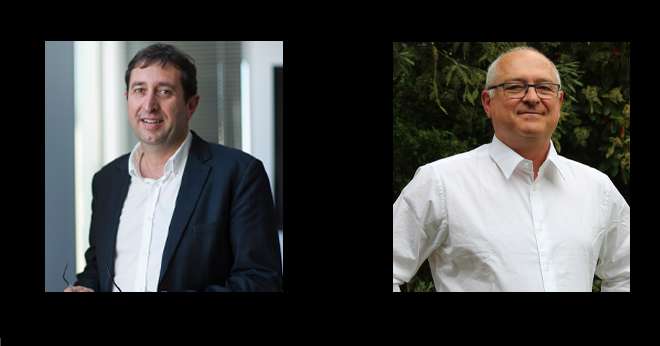 Pierre Flye Sainte-Marie (à droite) et Pierre Pages, respectivement directeur général et président de Lidea, ont expliqué les ambitions de la nouvelle entité : favoriser la croissance. CP : Lidea