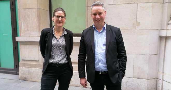 Anne-Laure Paumier et Antoine Hacard, respectivement directrice et président de La Coopération Agricole métiers du grain sont revenus en détail sur le dispositif de la séparation de la vente et du conseil des phyto. CP : S.Bot/Média et Agriculture
