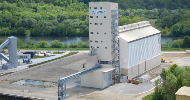 La coopérative Lorca a investi presque 10 millions d’euros dans la construction d’un silo nouvelle génération. CP : DR