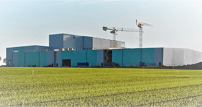 La nouvelle usine d’Avesnes-lès-Bapaume sera inaugurée le 15 mai prochain. Photos : DR