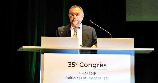 Ce congrès du Naca était le dernier en tant que coprésident pour le négociant des Deux-Sèvres Jean-Claude Lamy, qui cessera son activité en fin d’année. CP : O.Lévêque/Pixel6TM