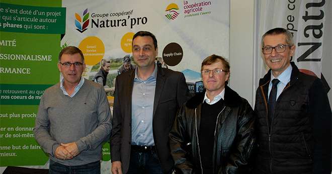 (De gauche à droite) : François Martel, Christophe Devos, Bernard Comte et Sylvain Robinet. Photo : I. Aubert/Pixel6TM