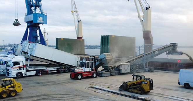 L’un des atouts de Triskalia : la proximité géographique de ses points de stockage avec plusieurs installations portuaires, dont celle de Lorient. © Port de commerce de Lorient