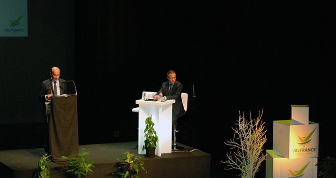 L'assemblée générale Valfrance s'est tenue au Théâtre Luxembourg à Meaux. ©A.Lambert/Pixel Image 