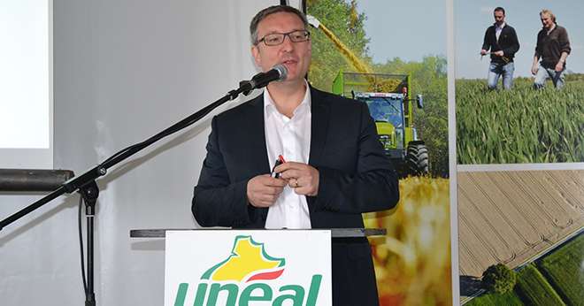 « Notre objectif est de construire un leader national dans la semence en étant le plus gros multiplicateur de céréales à paille », annonce Cédric Cogniez. Photo : S.Bot/Pixel Image