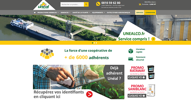 Unealco est accessible par tous les agriculteurs des Hauts-de-France. Ainsi un non adhérent peut comman-der.