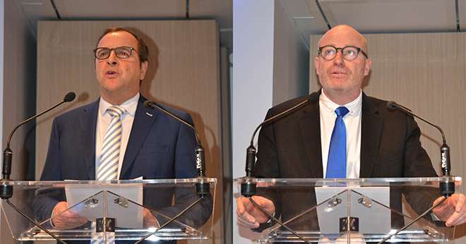« Grâce à un plan de réduction de charges, La Flandre a terminé son exercice à l’équilibre », se sont félicités Francis Hennebert et Didier Vereecke, respectivement président et directeur. Photo : S.Bot/Pixel Image