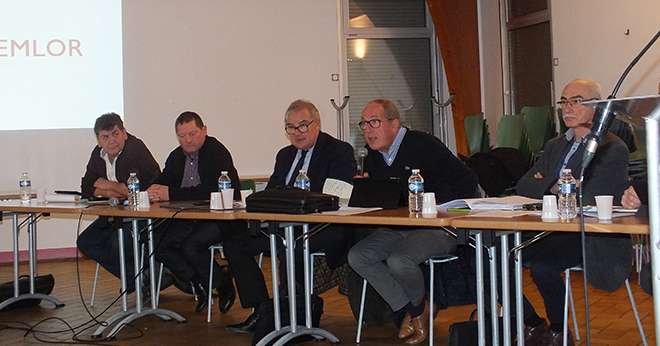 René Bartoli a annoncé la fusion des filiales machinisme C3M (57) et C4M (54, 88 et 70), et la reprise des établissements Simon en Moselle. Et un rapprochement a été engagé avec les établissements Parmentelot (88). ©Alain Humbertclaude
