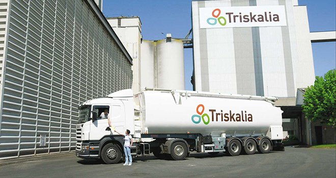 Triskalia assure le transport de 1,2 million de tonnes d'aliments du bétail par an. ©Triskalia