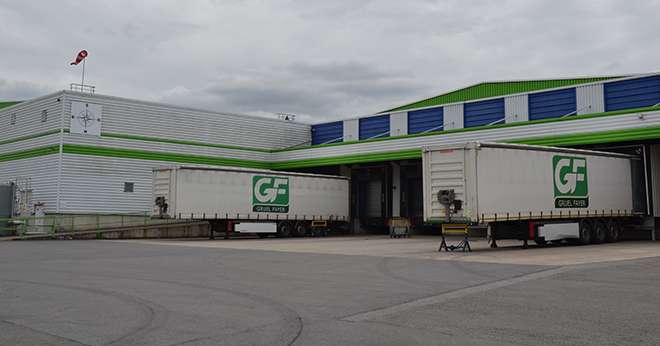 La plateforme logistique de Gruel Fayer, située à Châteaubourg, est classée Seveso seuil haut pour 7520 tonnes. ©S.Bot/Pixel Image