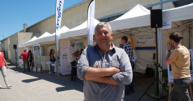 Jacques Chassaigne, directeur de PCEB l'affirme: « Le biocontrôle est une des solutions pour réduire les IFT dans le cadre des CEPP ». © A.Bressolier/Pixel Image 