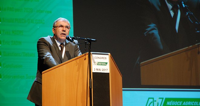 Jean-Guy Valette, directeur du NACA, lors du 33e congrès du NACA à Bordeaux, le 3 mai 2017. Photo O.Lévêque/Pixel Image