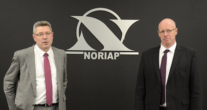 Martin Migonney, directeur général, et Jean-François Gaffet, président de Noriap. Photo : A.Cotens/Pixel image