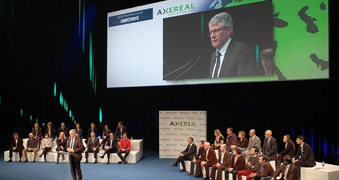 Jean-François Loiseau, président d'Axéréal, à l'occastion des rencontres annuelles 2015. Photo : S. Seysen - Pixel Image