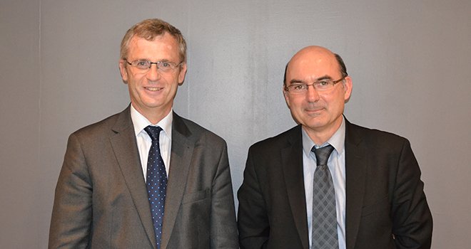 Ludovic Spiers, directeur d’Agrial et Arnaud Degoulet, le président sont revenus sur les moments forts d’Agrial. 