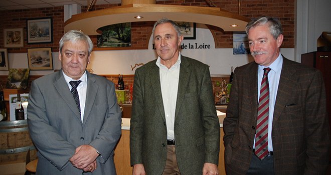 De gauche à droite : le directeur Jean-Michel Mignot, le président Bernard Belouard et le directeur adjoint Patrick Brémaud. Photo: Nathalie Tiers/Pixel image