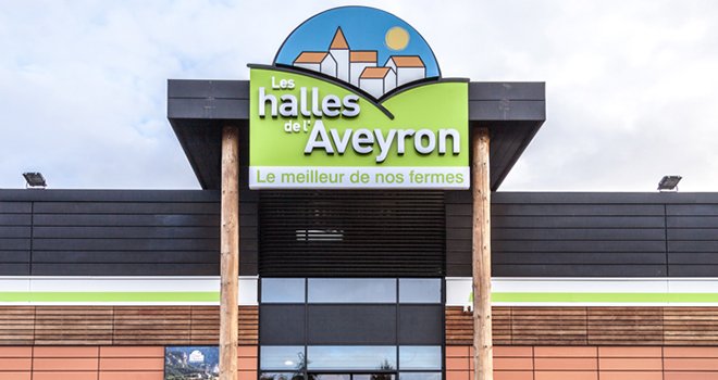 Le groupe coopératif aveyronnais Unicor exporte son concept de distribution alimentaire "Les Halles de l'Aveyron" en région parisienne.