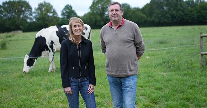 Le Cniel lance une websérie Ferme laitière bas carbone. © DTMC/Cniel