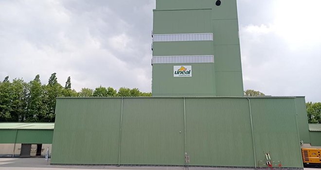 Une nouvelle usine d’alimentation animale chez Unéal. © Unéal