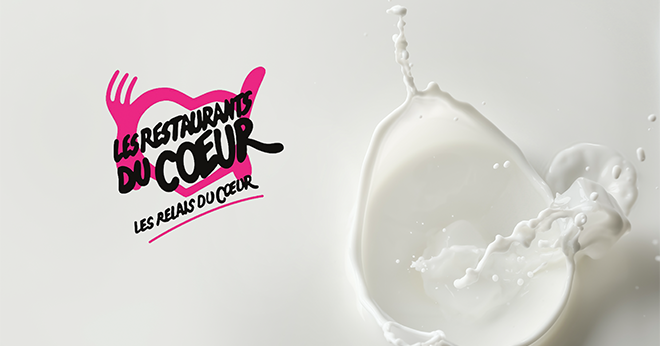 Les Restos du Cœur appellent au don de lait ! ©DR