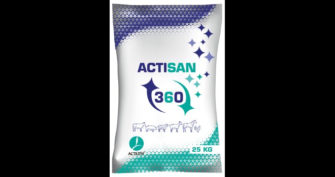 Actisan 360 est une évolution de l’Actisan-R, l’asséchant pour litière historique de Timac Agro France. CP : DR