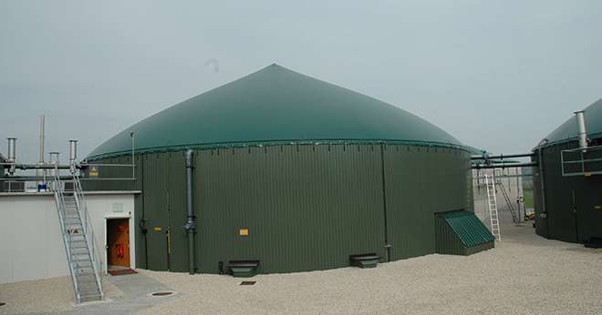 Développer les énergies renouvelables tout en s’intégrant dans des systèmes durables de production agricole, voilà le pari de la méthanisation. Photo : H.Flamant/Terroir Est
